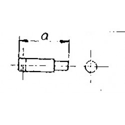 Axle For Side Caster Regular